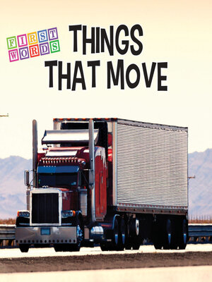 cover image of THINGS THAT MOVE
